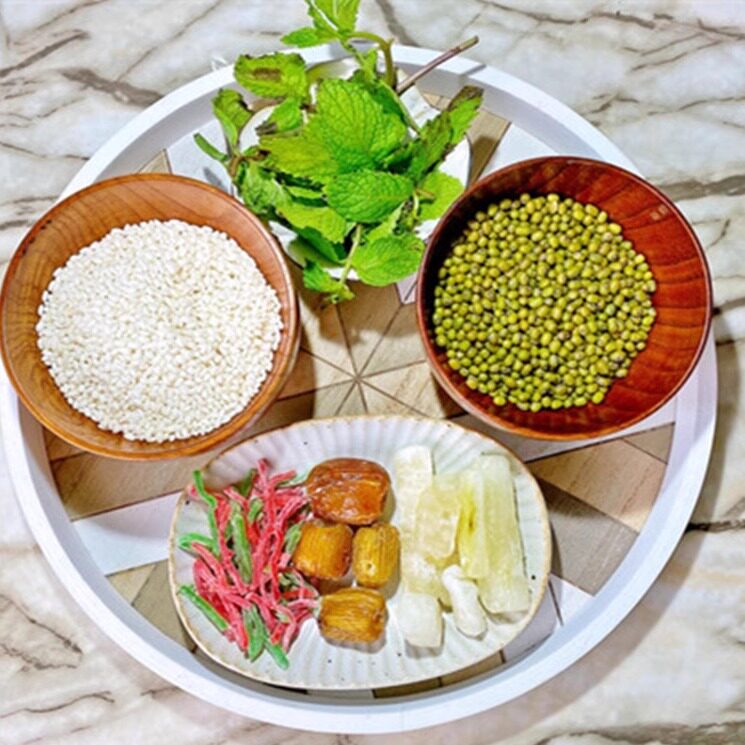 红绿丝苏式绿豆汤套餐配料做八宝饭材料 月饼馅料 冬瓜糖薄荷香精