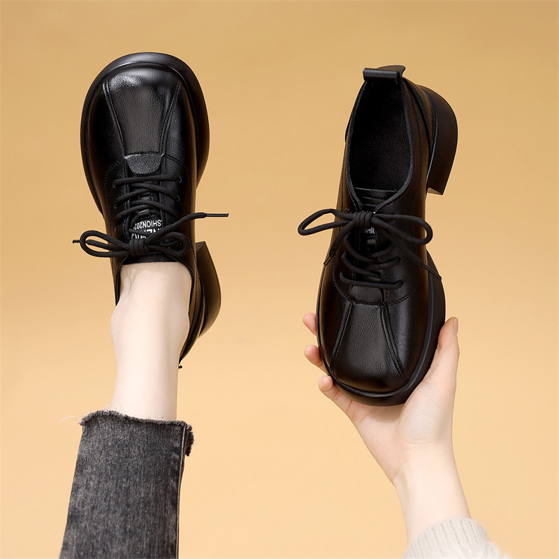 中年妈妈鞋春秋款软底舒适低跟中老年女鞋轻便皮鞋不累脚女大码41,女鞋,浅口单鞋,淘宝优惠券,粉丝福利购,淘宝优惠卷