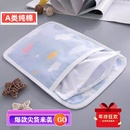 婴儿枕套纯棉宝宝纱布枕芯套儿童枕头套卡通提花枕头套吸汗透气