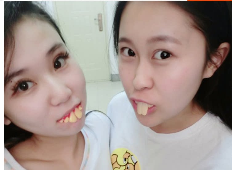 吸血鬼僵尸牙搞笑假牙愚人节整人玩具万圣节整蛊搞怪假牙套