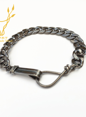 原创设计风纯银质感情侣手环