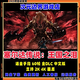 塞尔达传说:王国之泪电脑模拟器NS全DLC中文PC送金手指switch