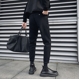 2025加绒休闲长裤男修身束脚松紧刺绣运动裤1001K760P45加绒P58，女装休闲裤，星座1001