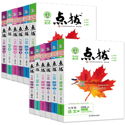 2025新版荣德基点拨九年上下册
