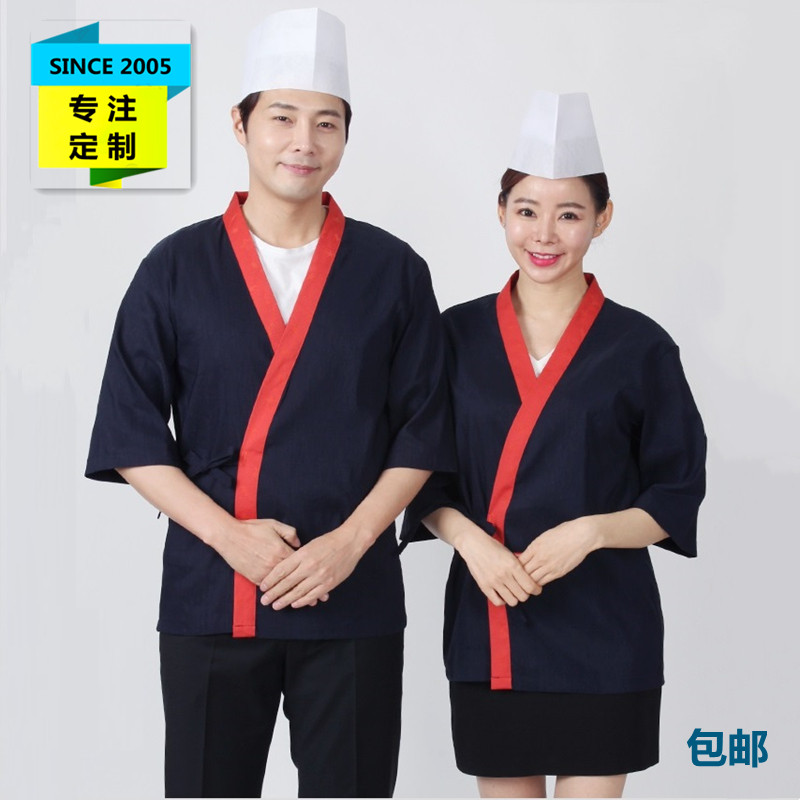 定制日本厨师装餐饮服务员工作服