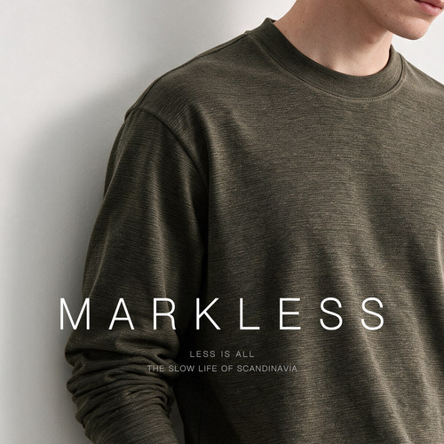 Markless秋冬加厚微绒长袖T恤
