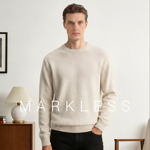 Markless纯色男士针织衫毛衣