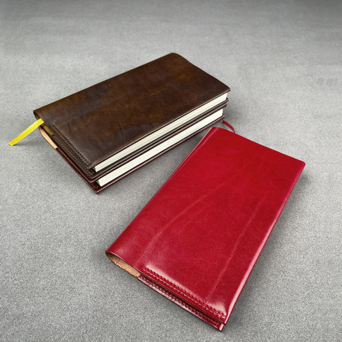 A6头层牛皮复古手账本