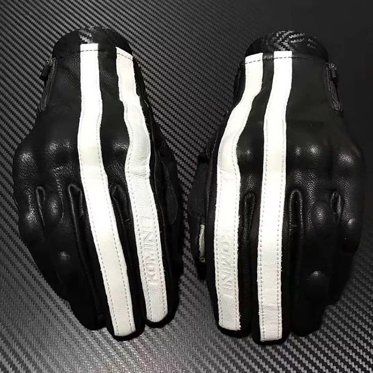 原单日本K牌囚徒真皮机车骑行手套哈雷覆古机车骑士手套越野赛