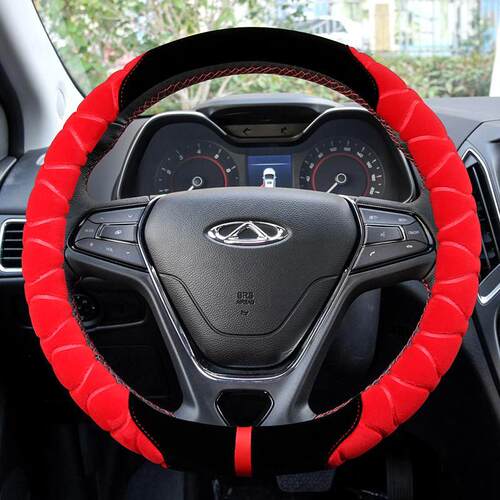 奇瑞QQ3老款qq308qq6新款qq专车专用车把套电动方向盘套冬季