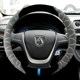 冬季短毛绒方向盘套宝骏560 730 310W 510 530汽车保暖把套子