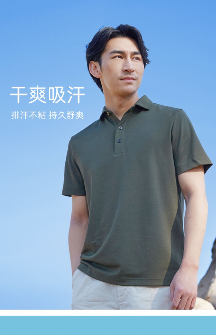 世泰去汗味POLO衫短袖τT恤男图片