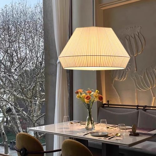 宋代美学布艺餐厅吊灯