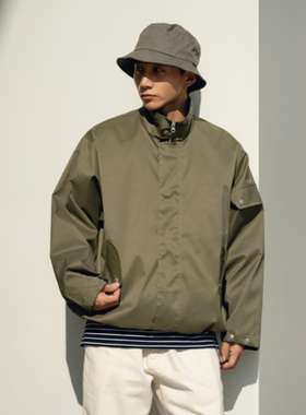 Maunsell 23AW立领M51短宽夹克Teflon三防石墨烯发热科技宽松外套