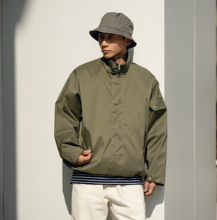 Maunsell 23AW立领M51短宽夹克Teflon三防石墨烯发热科技宽松外套