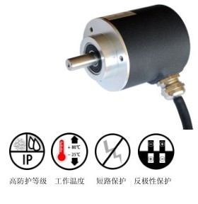 GAS60每圈13位高精度光电码盘，RS485 自由协议输GEMPLE编码器