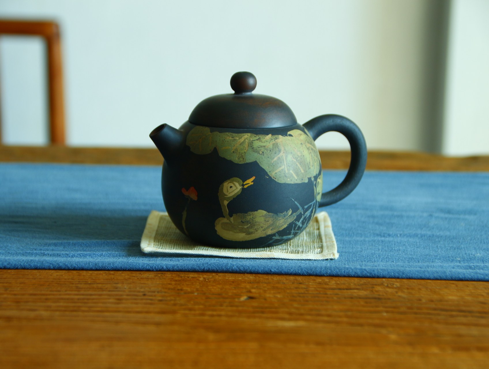 云南建水紫陶茶壶三金老师纯手工哑光作品西施壶