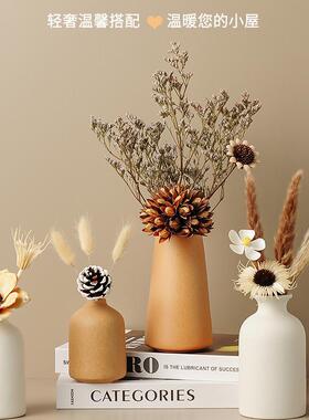 治愈系干花花瓶小摆件客厅茶几玄关餐边柜电视柜高级感插花装饰品