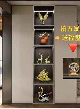 一帆风顺六层中式套装摆件家居高档酒柜餐边柜装饰品电视柜乔迁