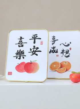 【相框6.9包邮】家居个性创意摆台客厅卧室入户玄关摆实木相框