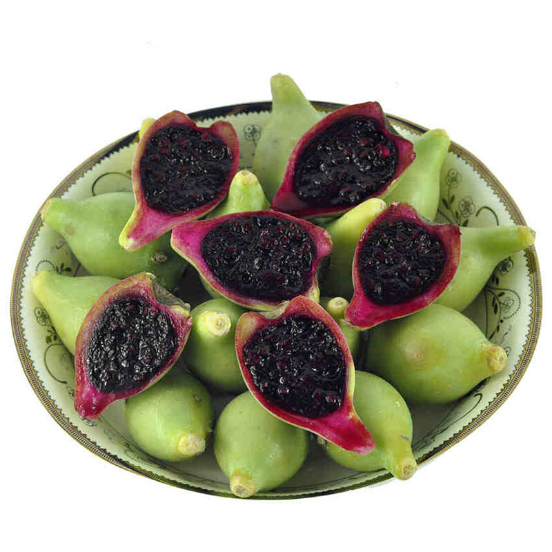 仙人掌果2斤装 青皮仙人果海南三亚水果新鲜热带水果空运包邮