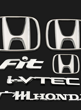 适用于老款03-07年款飞度车标 一代飞度两厢 三厢fit前后尾箱车标