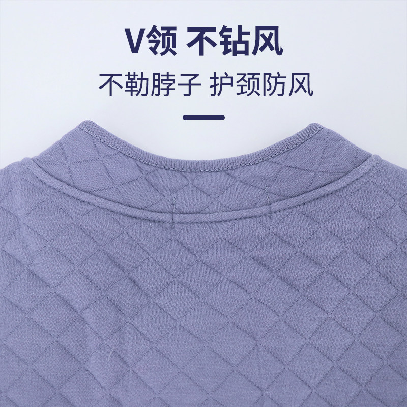 남성용 따뜻한 가디건 플러스 사이즈 순면 오픈핏 속옷 노인용 면 오픈핏 속옷 두꺼운 대형 사이즈 봄 가을 의류