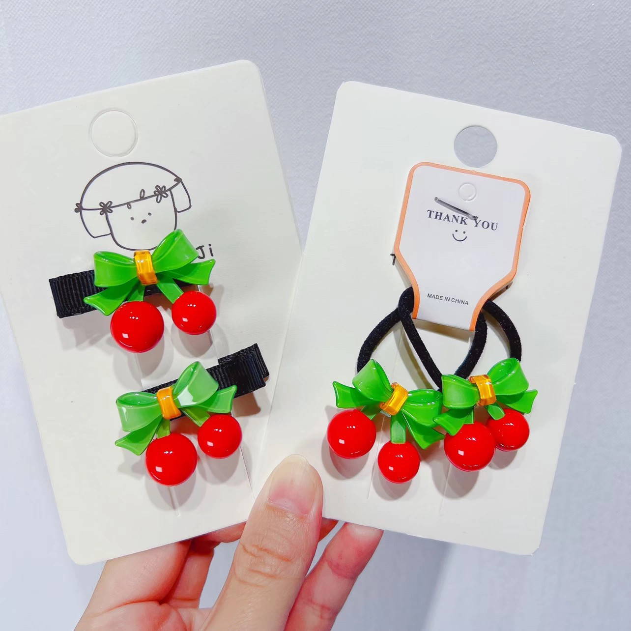 超萌小樱桃包边宝宝发夹不伤发发卡发饰可爱儿童发圈不伤发头饰女,童装/婴儿装/亲子装,发饰,淘宝优惠券,粉丝福利购,淘宝优惠卷