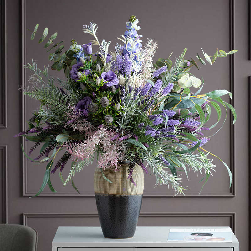 轻奢仿真花束客厅玄关插花酒店前台餐桌摆花假花桌面茶几装饰花卉,家居饰品,仿真花/假花,淘宝优惠券,粉丝福利购,淘宝优惠卷