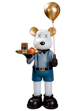 网红大号暴力熊落地摆件