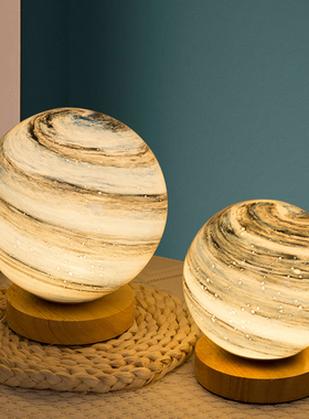 创意月亮台灯卧室小夜灯