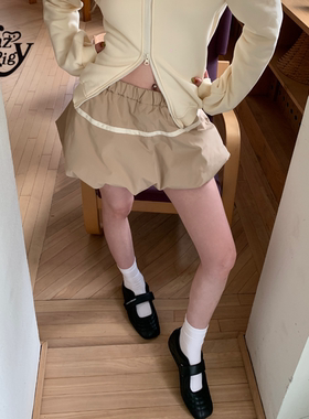 ALazyPig云朵蓬蓬短裙女加厚24秋季新品千金少女芭蕾风甜高半身裙