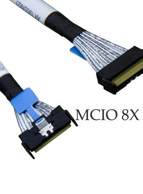 安费诺 RMC74-7038 MCIO 8i SFF-TA-1016 转 MCIO 8i 80cm 数据线