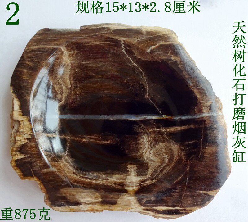 奇石观赏石模树石燕子石贝壳菊石树叶树化玉树化石精品烟灰缸3655