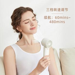 直销新款 新款 迷你手持冷敷风扇挂脖静音充电大容量便携半导体制冷