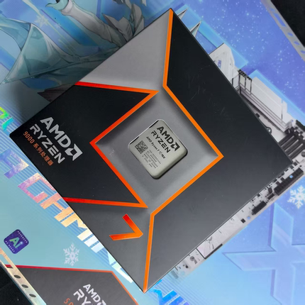 AMD锐龙R7 9800X3D 盒装CPU 处理器 搭配华硕X870主板套餐包顺丰