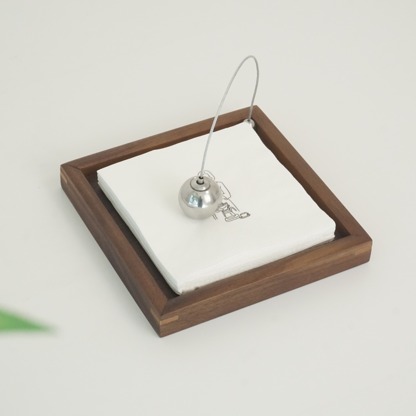 餐厅酒店商用纸巾架正方形纸巾盒