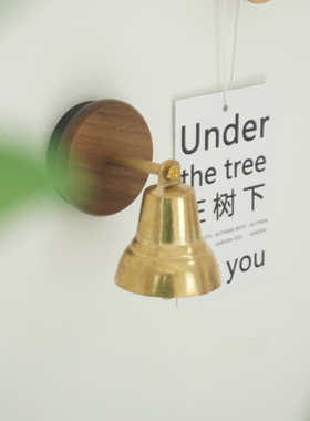 复古磁吸进门提醒铃铛