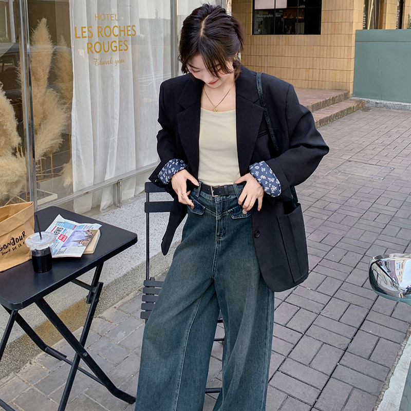 新款袖口碎花设计款西装小外套2C282-835P125K178,女装西装,2C282