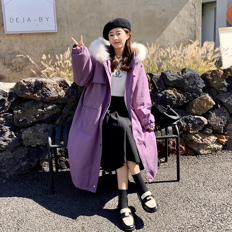 3色中长款派克服买家秀已更新2C282-2052P195K268,女装棉衣/棉服,2C282