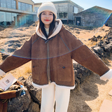 现货两穿皮毛一体买家秀已更2C282-6653P185K268，女装短外套，2C282