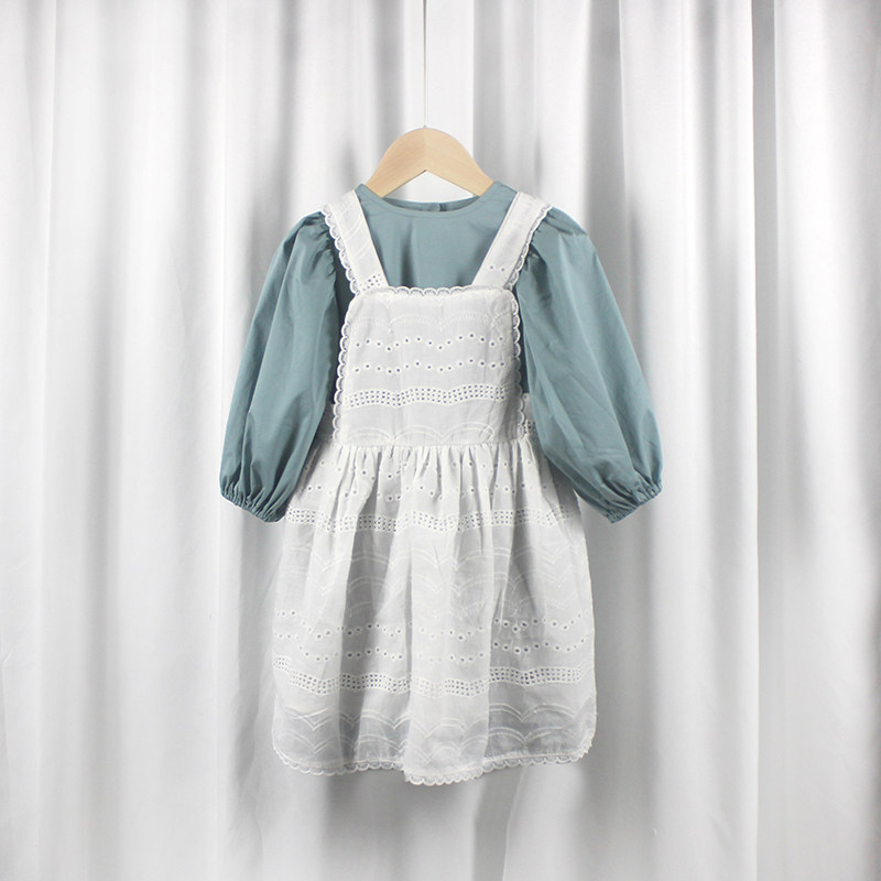 夏款女童连衣裙中大童灯笼袖连衣裙长袖公主裙韩国女童蕾丝裙子新,童装/婴儿装/亲子装,连衣裙,淘宝优惠券,粉丝福利购,淘宝优惠卷