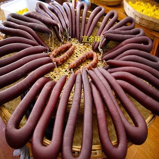 宣余味宣威血豆腐肠云南宣威纯肉麻辣香肠宣威腊肠风干血豆腐丸