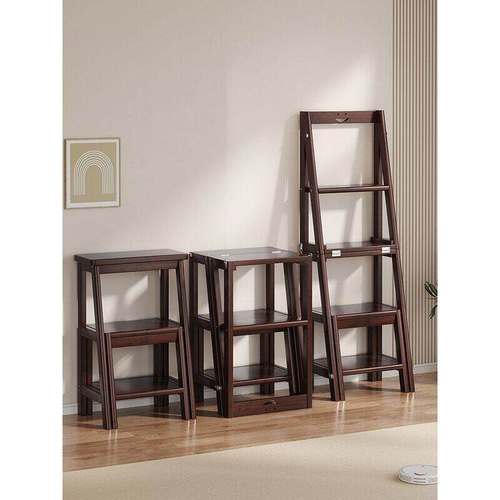 多功能梯子家用折叠梯凳两用人字梯室内三四步爬梯置物架登高阶梯