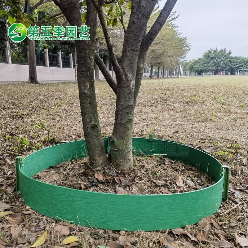 木纹草石隔离带园林绿化分割挡带档板泥板水