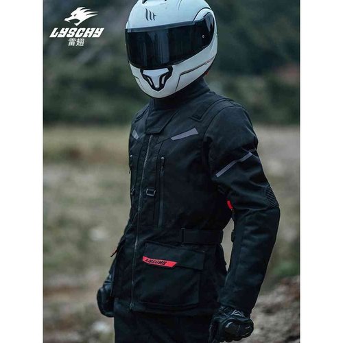 雷翅摩托车骑行服套装男四季防摔防水保暖进藏摩旅拉力服加大码7x