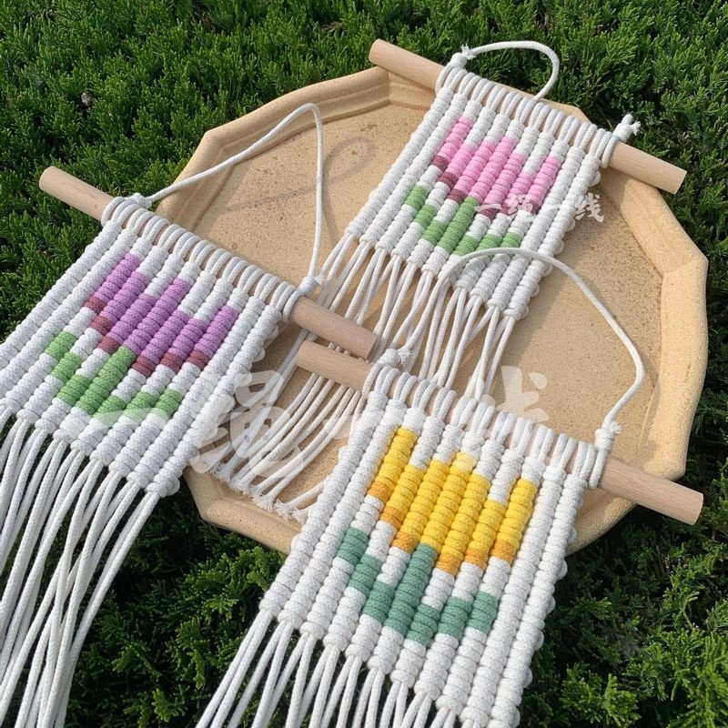 手工编织郁金香小挂毯diy材料包节日礼物墙面装饰挂布背景布墙布,居家布艺,挂毯/壁毯,淘宝优惠券,粉丝福利购,淘宝优惠卷