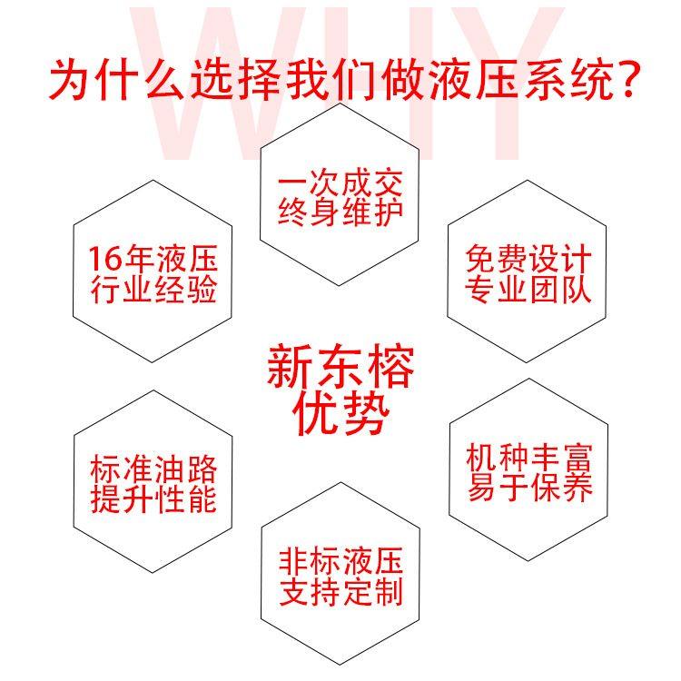 PLC无线控制液压系统 0.75KW伺服液压站机械工程制定液压动力泵站