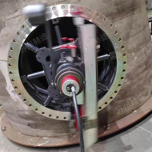 HT1500MM法兰密封面修复八角槽修复 法兰维修法兰水纹线