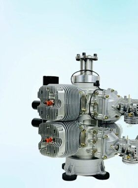 560cc航模汽油发动机 四缸大马力水平对置无人机发动机